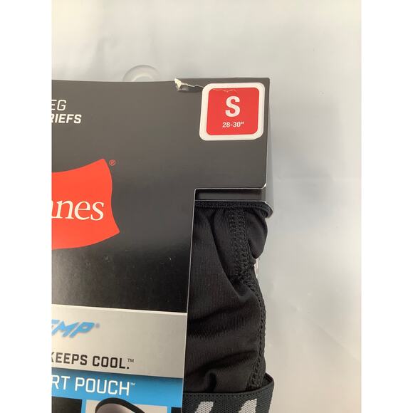 Hanes Men's Small 3 Pack X-Temp Total Support Pouch Boxer Brief Long Leg G10-19 - Picture 6 of 6